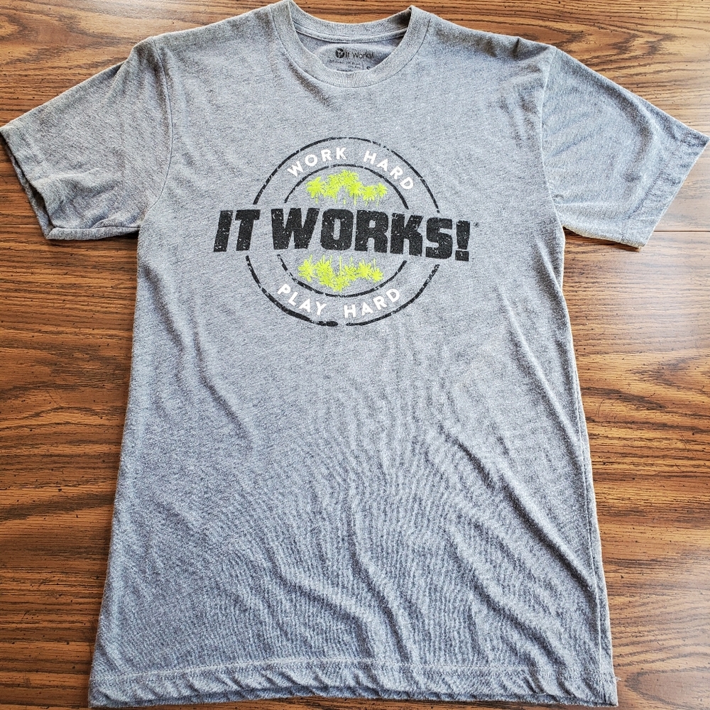 It Works! Work Hard Play Hard Graphic T-Shirt